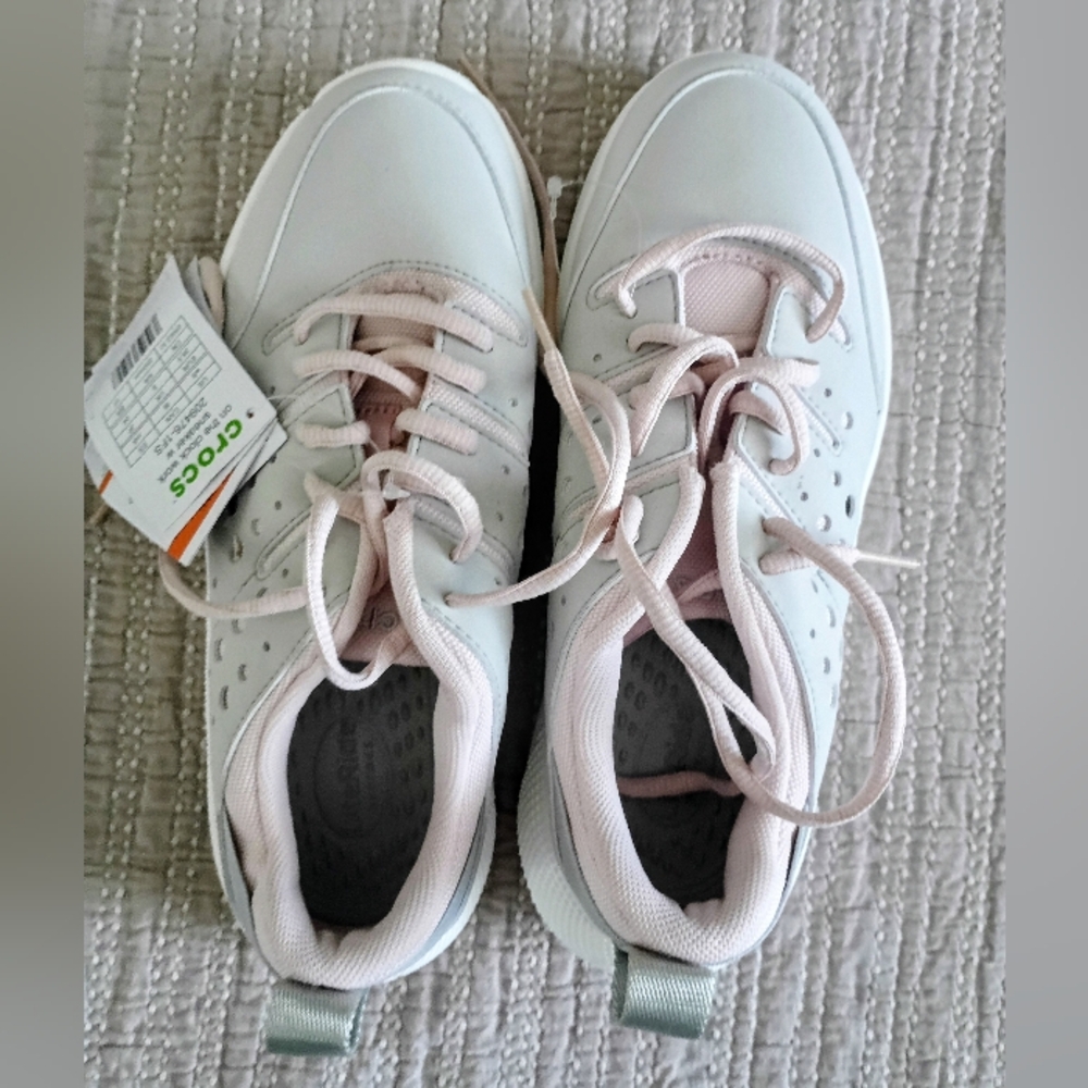 CROCS Light Pink/ Gray Casual Shoes
